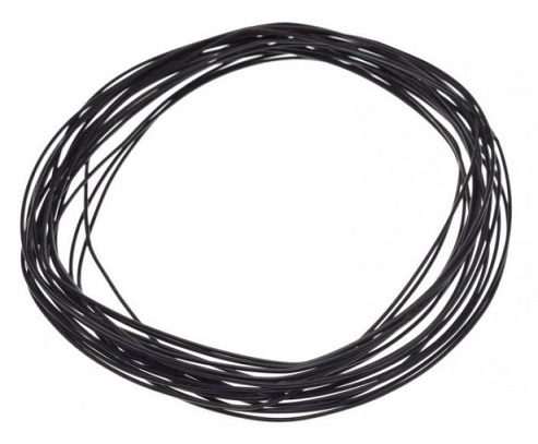 kabel vodič 0,75 mm2 - černo/hnědý