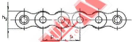 řetěz motocyklový MOTOCHAIN 420H 134 čl. - zlatý