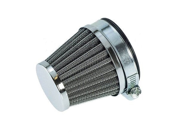 Univerzální vzduchový filtr konus CHROM vstup 60 mm