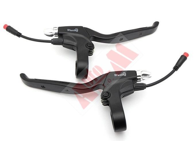 brzdové páčky L+P  přední + zadní brzdy  KUGOO M4 / M4 PRO - černé