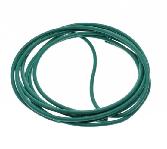kabel ke svíčce  vysokonapěťový kabel zapalování 6,5 mm zelený / 10 cm