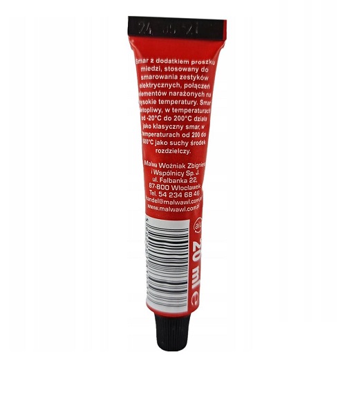 mazivo měděné CU  20 ml