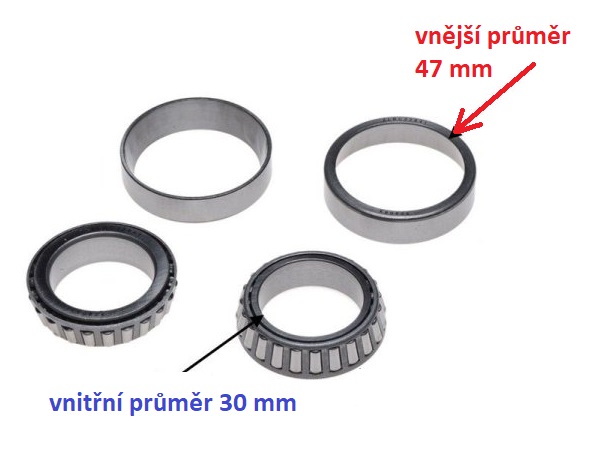 kuželíkové ložisko krku řízení 32906X - KAYO K5 300 ENDUROKAYO K2 250 ENDUROKAYO K2 PRO 250 ENDUROKAYO K2L 250KAYO K4 250KAYO K6-R ENDUROKAYO KT250 ENDUROKAYO T2 250KAYO T4 250 ENDURO OEM DIRT-041 - 30x47x14mm