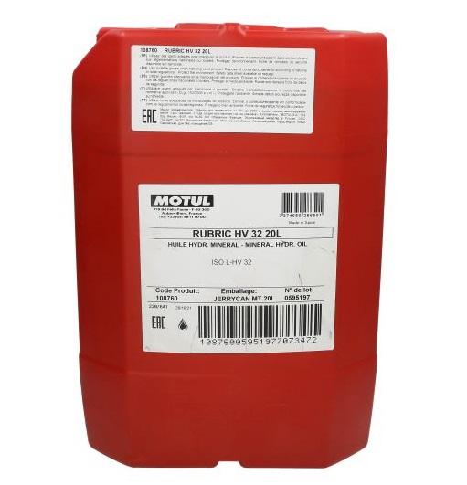 hydraulický olej RubRIC 20l, DENISON HF-0, DENISON HF-0