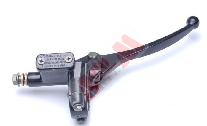 brzdová pumpa přední brzdy s páčkou 170 mm , tlakový šroub M10x1,25 mm
