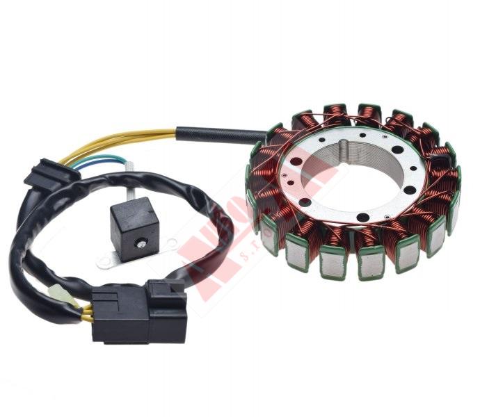 stator zapalování  18 cívek/ 2 konektor / 3+2 kabely - CF MOTO 0180-032000