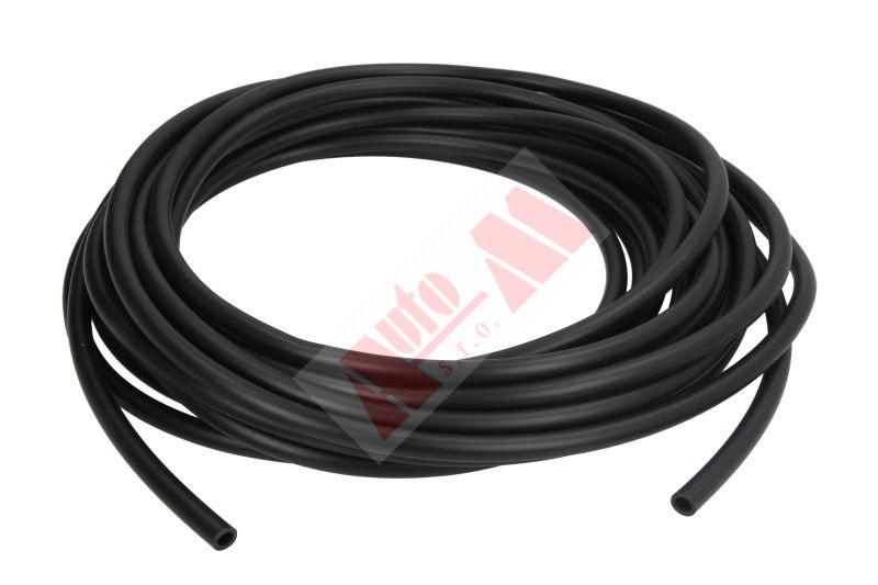 Hadička paliva, palivová hadička 5 mm - černá /0,5 m/