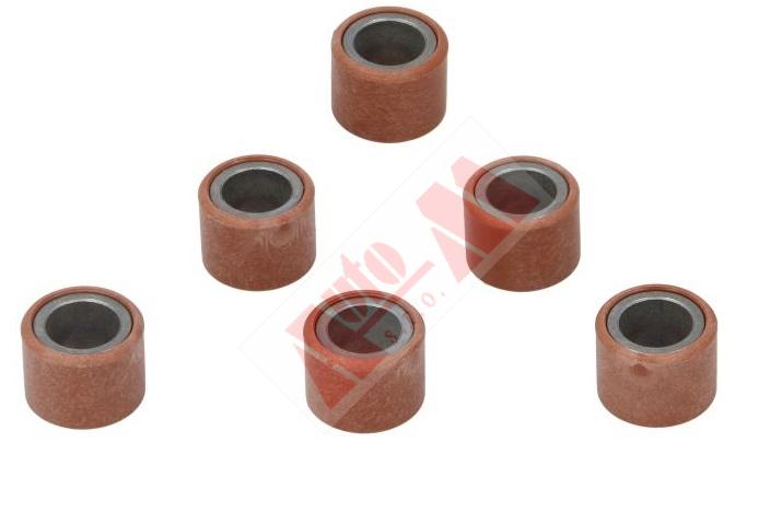 válečky variátoru 21x17 mm 13,8 gr. - DERBI, GILERA, PIAGGIO 250/300 ccm