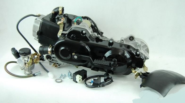 Motor skútr 80 ccm 4T - typ:139QMB pro 12" kola + karburátor,CDI