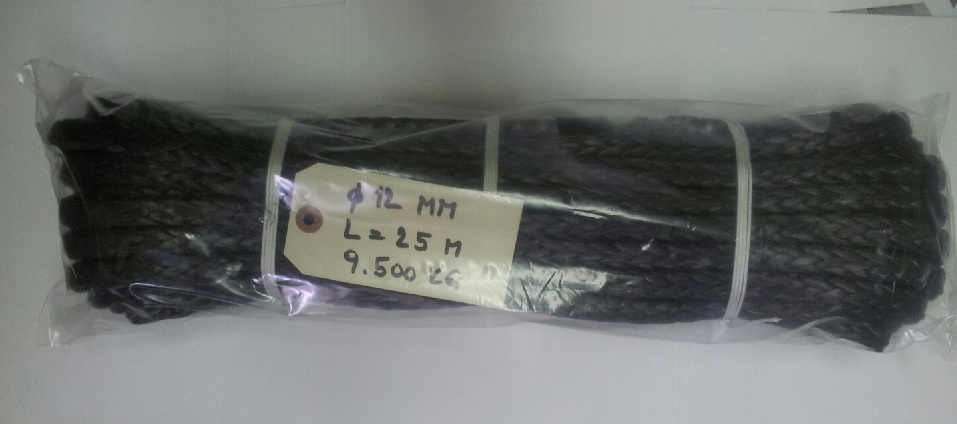 syntetické lano navijáku OFF ROAD 12 mm x 25 m /9 500 kg/