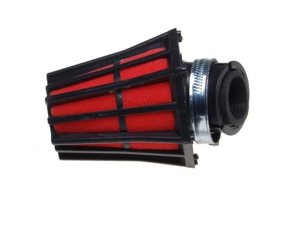 Vzduchový filtr  tuning - molitan - moto,ATV  - 28,32 červený