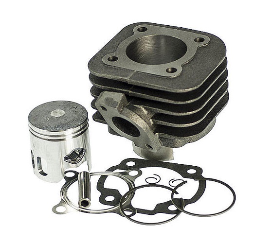 válec motoru 70 ccm 2T, vrtání 47 mm, píst.čep 10mm 1PE40QMB 2T MINARELLI AC