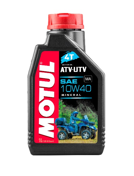 Motorový olej pro 4T motory MOTUL ATV-UTV 4T SAE 10W-40; JASO MA SL