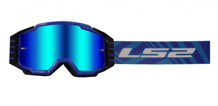 motocyklové brýle LS2 CHARGER PRO - modré