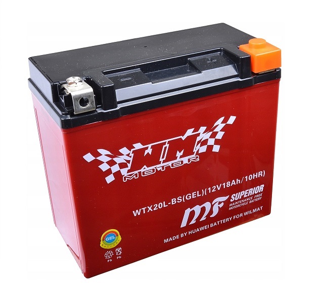 baterie - akumulátor WTX20L-BS (YTX20L-BS)  WM MOTOR