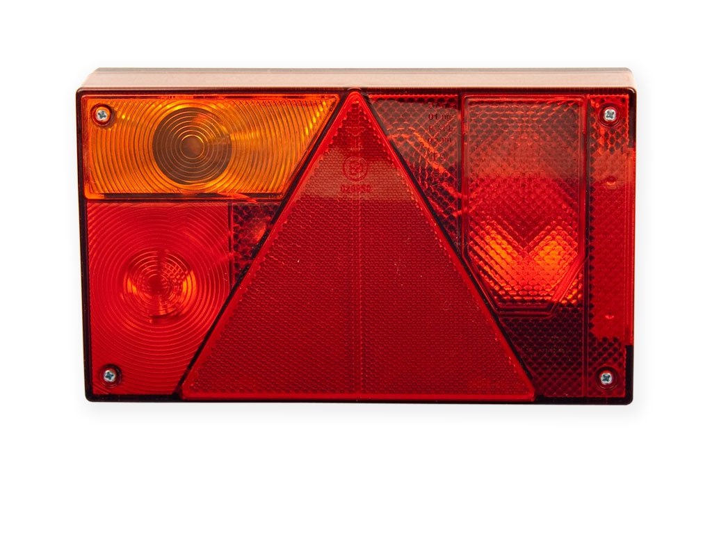 zadní skupinové světlo LT220 s bajonetem - LEVÉ -  obdelníkové s osvětlením SPZ a mlhovkou 