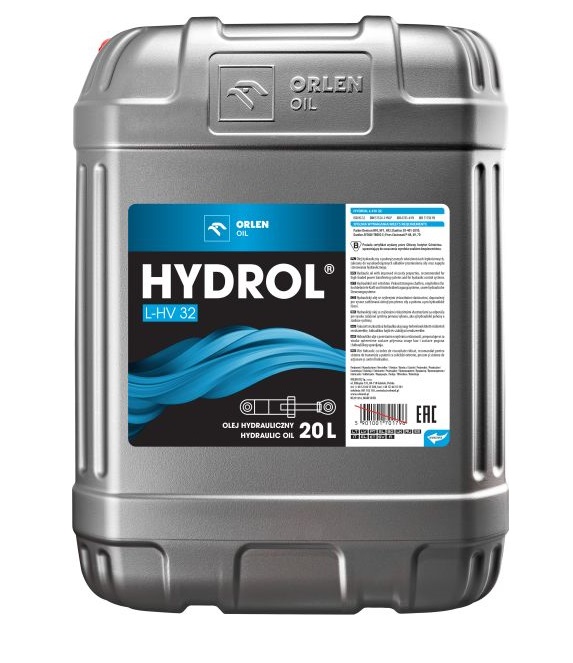 hydraulický olej HYDROL L-HV 32 DIN 51524-3 HVLP, ISO 6743-4/ ISO 11158 HV