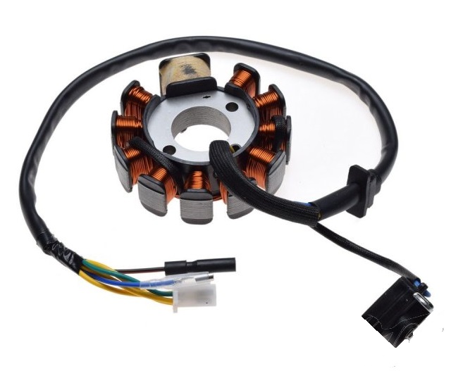 Stator zapalování 11 cívek/6 kabelů -  152QMI/157QMJ (GY6 125-150) 4T