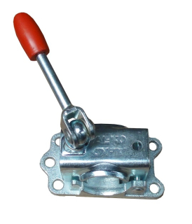 Litinový držák opěrného kolečka AL-KO , pro  pr. 48 mm - sklopná klička