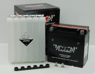 baterie - akumulátor YTX14-BS  WM MOTOR